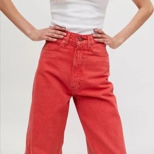 Red BDG Extreme Baggy Jeans -- Urban Outfitters, 27